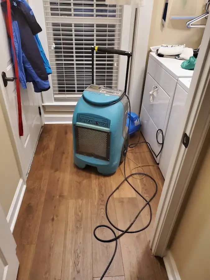 Commercial dehumidifier deployed for Flood Damage Cleanup in Camarillo