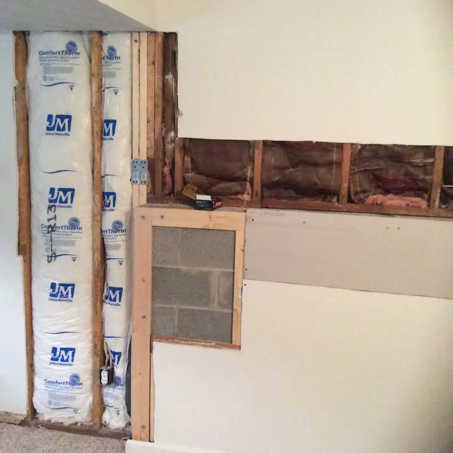 Wall insulation replacement during Odor Removal & Deodorization in Camarillo
